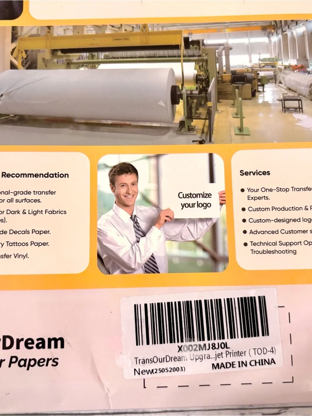 TransOurDream Tru-Heat Transfer Paper Light 2.0 - 20 Sheets